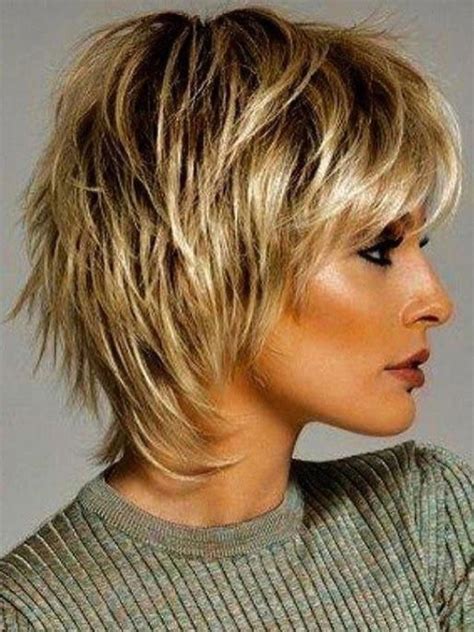 Beautiful Short Shaggy Fall Winter Hairstyles Ideas For Women Blonde
