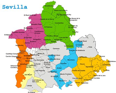 Municipios De La Provincia De Sevilla El Porqué De Los Nombres De Los