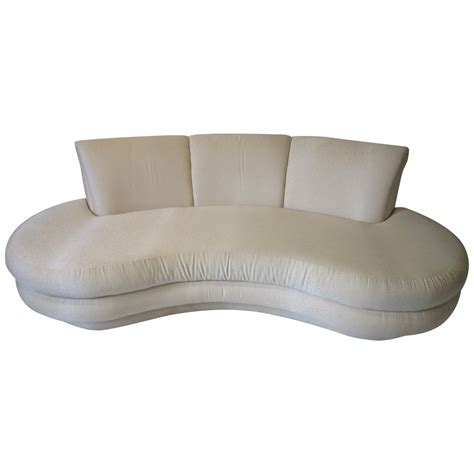 Adrian Pearsall Kidney Shaped Curved Sofa For Comfort Designs At 1stdibs