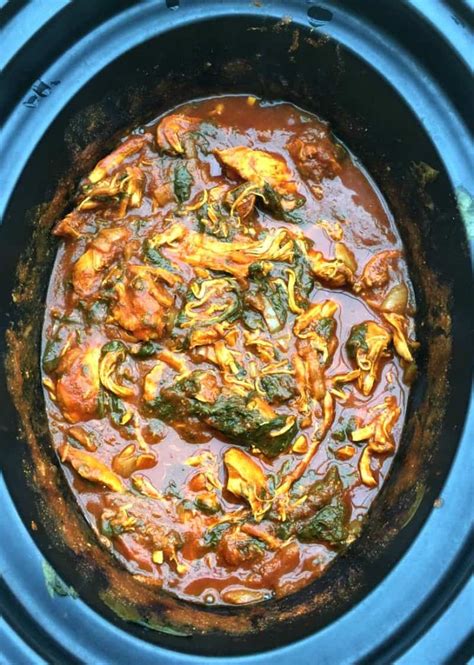 This slow cooker lamb curry recipe has bold, spicy flavors and will give you fork tender lamb every single time. Easy recipe for a slow cooker chicken saag curry, or chicken and spinach curry, full of goodn ...