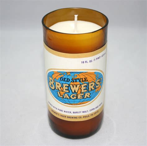 United States Beer Bottle Candle 20