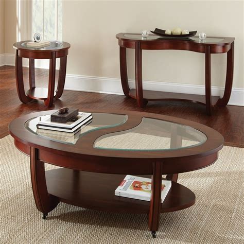 Find all variants of oval coffee table available at discounted prices and offers. Shop Steve Silver Company London Cherry Oval Coffee Table ...