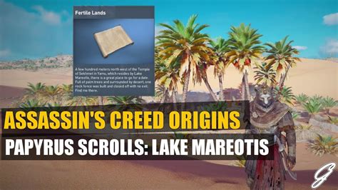 Assassin S Creed Origins Guide How To Find The Second Papyrus Scroll