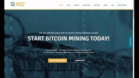 Bitcoin mining software's are specialized tools which uses your computing power in order to mine cryptocurrency. Bitcoin Mining Genesis Erfahrungen - Earn Bitcoin With ...