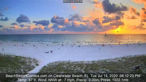 Clearwater Beach Sunset July 14 2020 Youtube