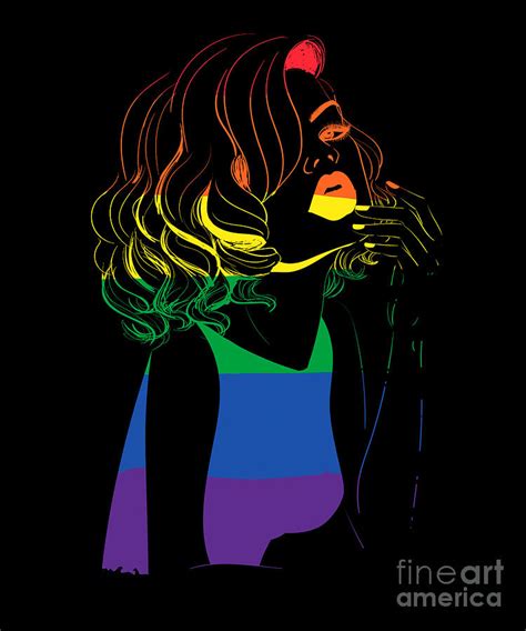 Girl Lgbt Colors Lesbian Gay Bisexual Transgender Digital Art By Thomas Larch Fine Art America