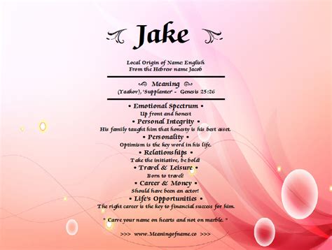 Jake Meaning Of Name