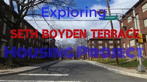 Exploring Seth Boyden Housing Projects In Newark New Jersey Youtube