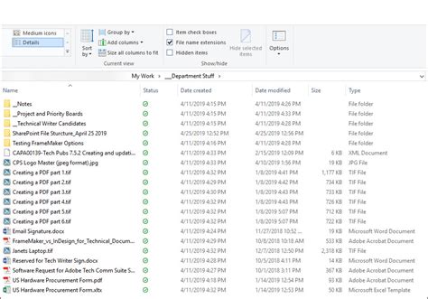 Status Column In File Explorer In Windows 10 Ask The System Questions