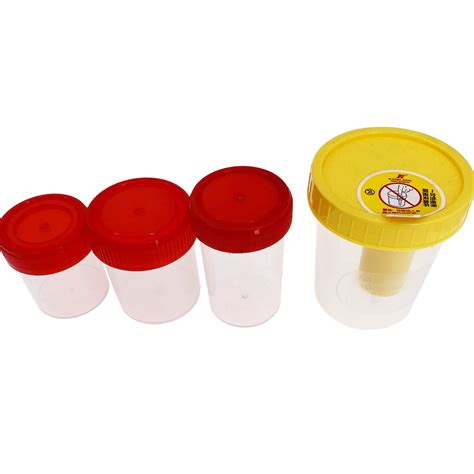 Medical Disposable Clear Bottle Sterile Plastic Sputum Test Urine