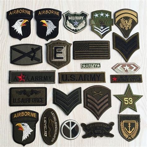 Embroidery Us Army Patch Iron On 3d Airborne Tactical Patches Cloth