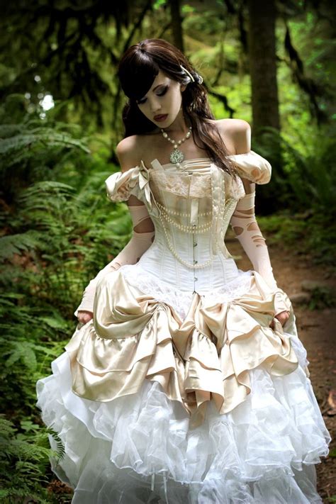 Pin By Christine Jasmine On Steampunk Steampunk Wedding Dress