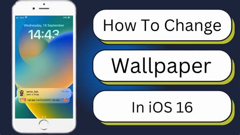 How To Change Wallpaper In Iphone Ios 16 Home Screen Lock Screen