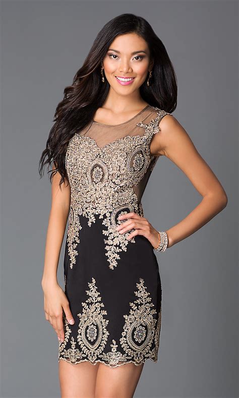 Short Beaded Lace Sweetheart Prom Dress Promgirl