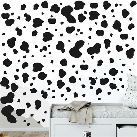 Buy 184 Pcs Cow Print Stickers Adhesive Cow Wall Stickers Cow Print Vinyl Wall Art Decal