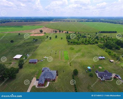 Aerial Photo Of Georgia Farms Stock Photo Image Of Farmland