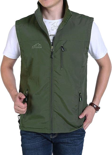 Yimoon Mens Safari Travel Vest Outdoor Lightweight Fishing Photo Vest