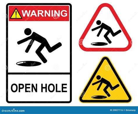 Open Hole Pit Chasm D Background Royalty Free Stock Photo