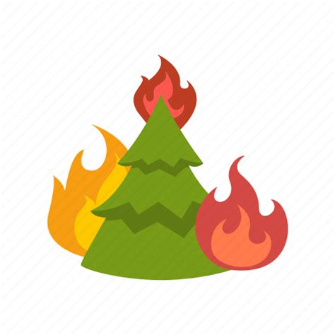 Burning Disaster Fire Forest Hot Hotspots Wildfire Icon