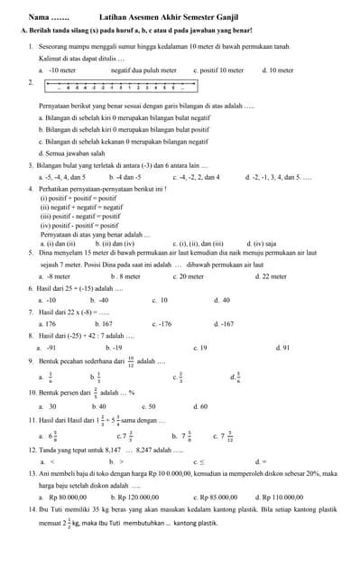 Latihan Asas Matematikadocx