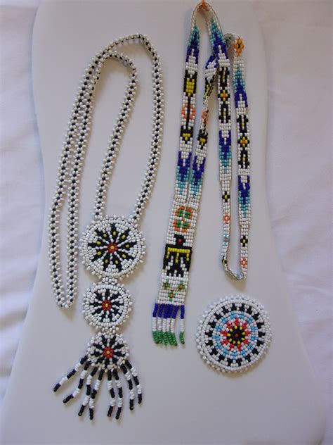 Native American Beaded Necklacesvintage Beaded Necklacesseed Bead