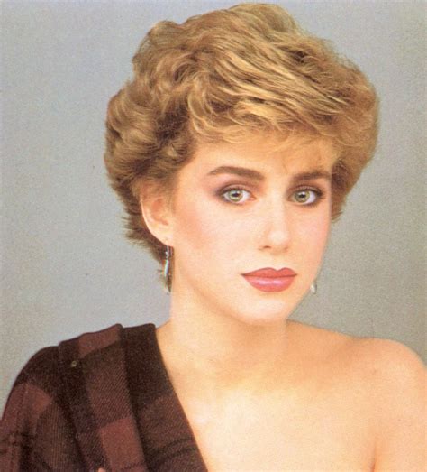 Characterized by outrageous fashion trends and styles of excess, 80s hairstyles were unique and iconic. Short 1980s vintage hairstyle with volume and heights