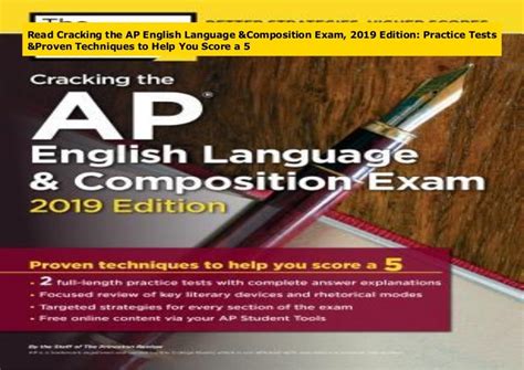 Read Cracking The Ap English Language And Composition Exam 2019 Editio