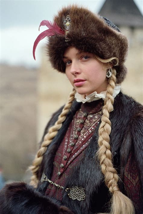 polish actress magdalena magdalen mielcarz in the polish nobility costume folk costume