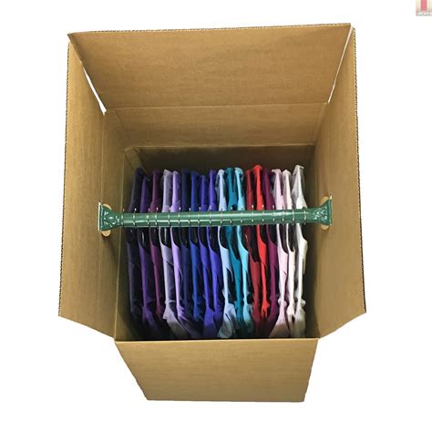 6 Wardrobe Moving Boxes 24 X 24 X 40 Clothes Packing W Hanging