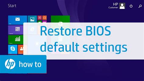 What is the hp bios key? Restore BIOS Default Settings on HP Notebooks | HP ...