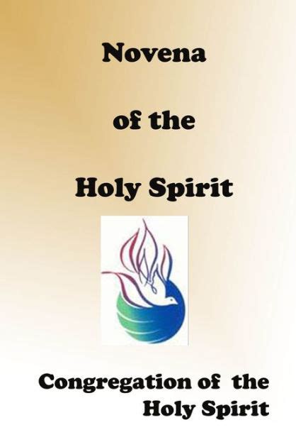 Novena To The Holy Spirit By Congregation Of The Holy Spirit Ebook
