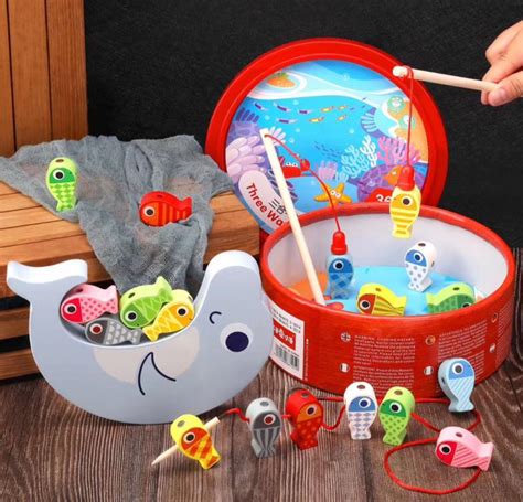 Magnetic Fishing Game With Lacing And Balancing Learning Toys Pakistan