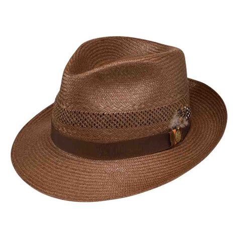 Stetson Back Bay Chocolate Vented Shantung Soft Finish Cowhide Sweat