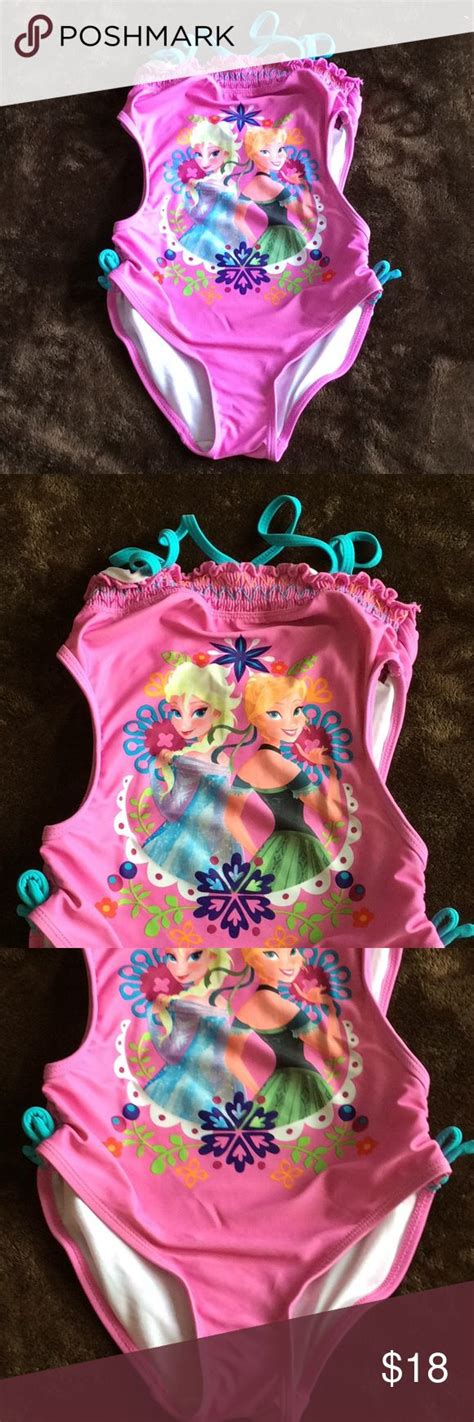 Disney Princess Little Girl Swimsuit Size 78 Little