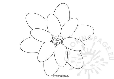 Black And White Flower Coloring Page