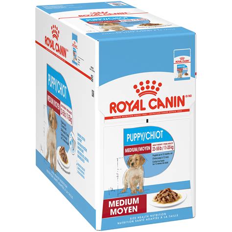 I guess royal canin puppy canned food is not for us. Medium Puppy Pouch Dog Food - Royal Canin