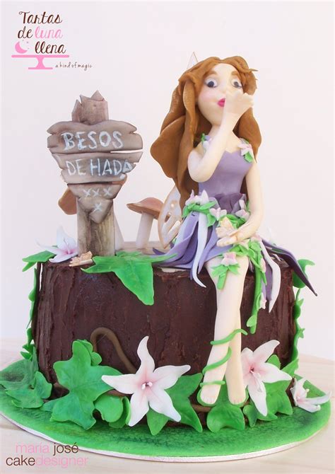 Tarta Besos De Hada Para Josefina Fairy Kisses Cake Tartas Pasteles De Fondant Pasteleria