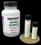 In solid silver nitrate, the silver ions are thre. Silver Nitrate : United Nuclear , Scientific Equipment ...