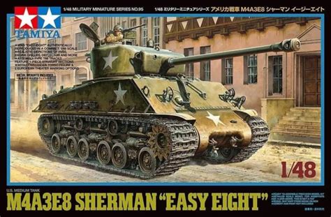 Tamiya U S Medium Tank M A E Sherman Plastic Model Kit