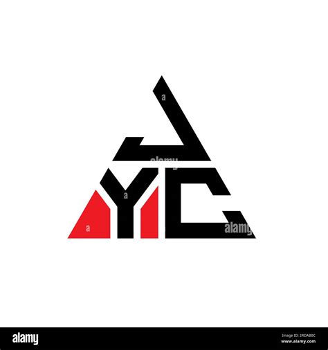 Dise O De Logotipo De Letra Triangular Jyc Con Forma De Tri Ngulo Jyc