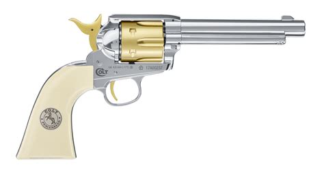 Umarex Saa 45 Colt Peacemaker 177 Pellet Gold Nickel Edition