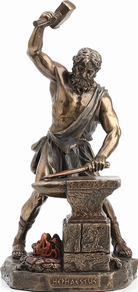 Hephaestus Greek God Of Forge Fire Bronze Figurine By Veronese