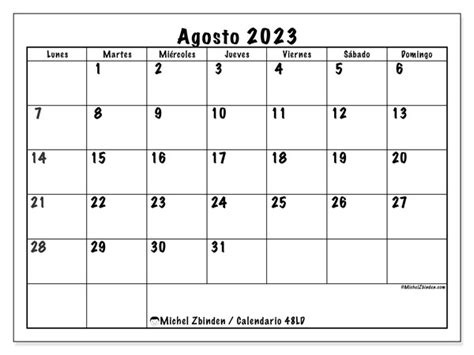Calendario Agosto De Para Imprimir Honduras Ld Michel Zbinden Hn