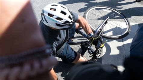 Biden Falls While Standing Partially On Ground After Stopping Bicycle
