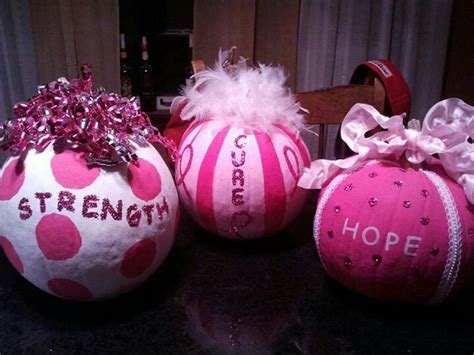 Below you'll find breast cancer stats and info that everyone should know. Breast cancer awareness painted pumpkins | Crafts: HALLOWEEN | Pinterest