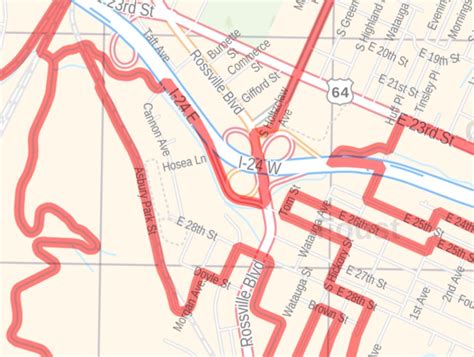 Chattanooga Tn Zip Code Map