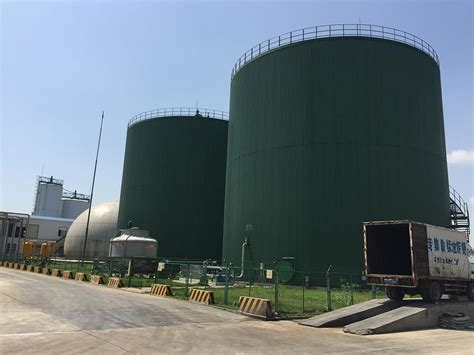 Cstr Biogas Anaerobic Reaction Digestion Tank Along Environ Tech Limited
