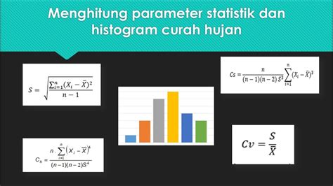 Menentukan Parameter Statistik Dan Histogram Curah Hujan Dengan EXCEL