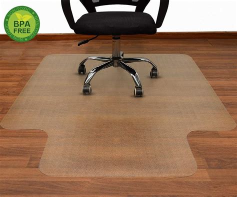 Aibob 53 X 45 Inches Office Chair Mat For Hardwood Floor Easy Glide