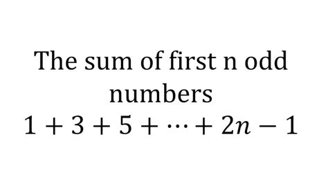 Sum Of First 100 Positive Odd Integers Mary Has Estes